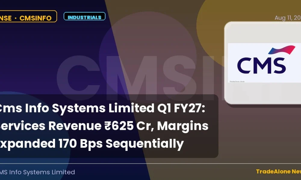 Cms Info Systems Limited Q1 FY27 Results