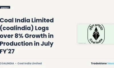 Coal India Limited Coalindia July FY27 Growth