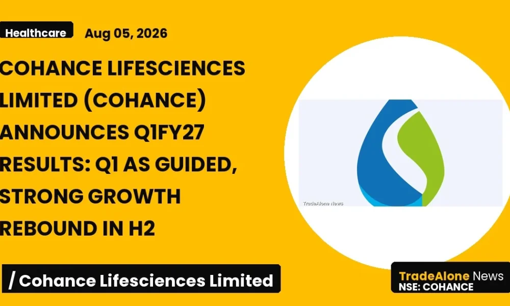 Cohance Lifesciences Limited Cohance Q1fy27 Results
