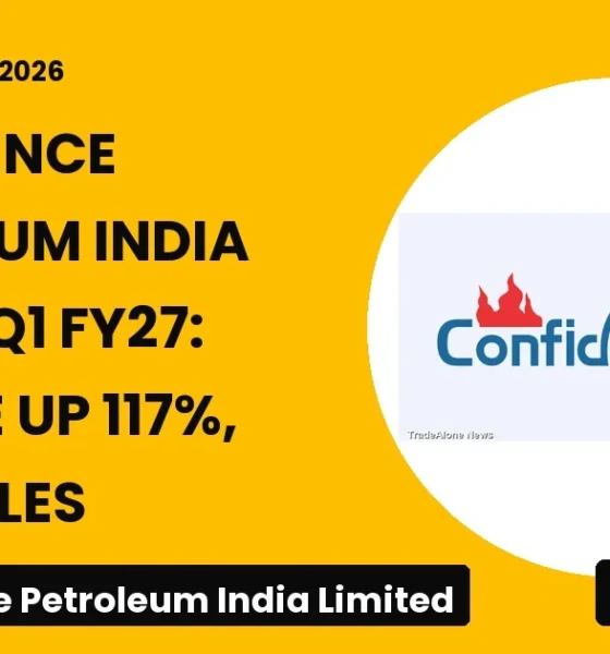 Confidence Petroleum India Limited Confipet Q1 FY27 Results