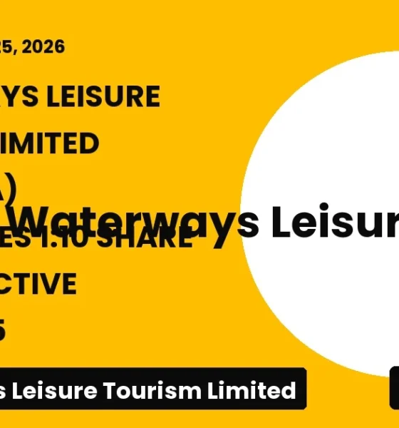 Waterways Leisure Tourism Limited NSE Cordelia Share Split