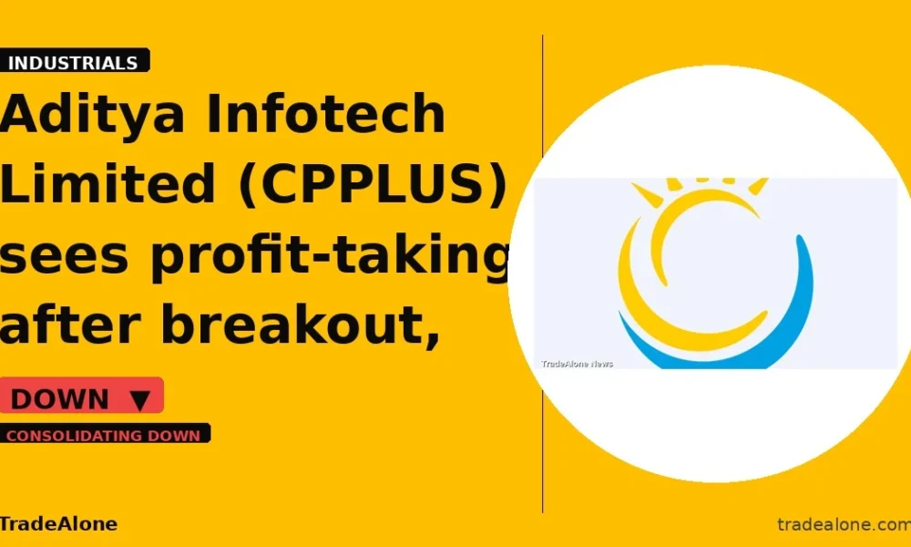 Aditya Infotech Limited CPPLUS down 5% intraday