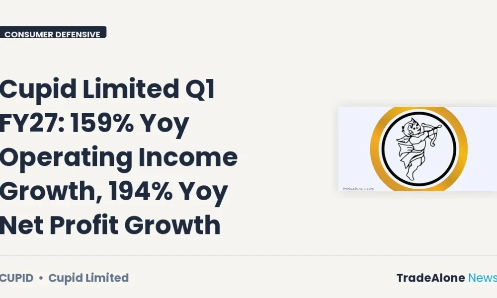 Cupid Limited CUPID Q1 FY27 Results