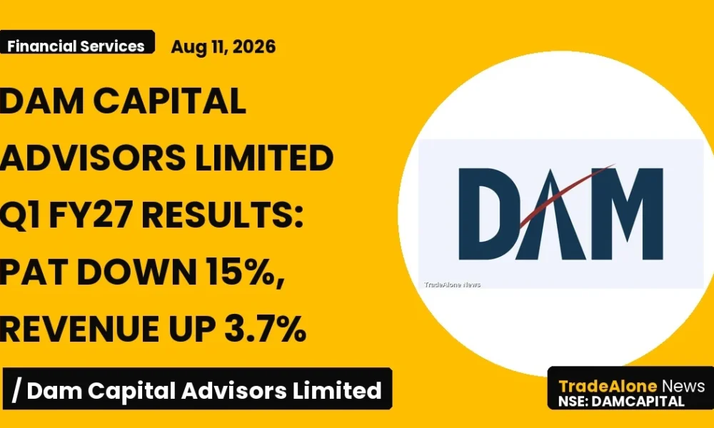 Dam Capital Advisors Limited Damcapital Q1 FY27 Results