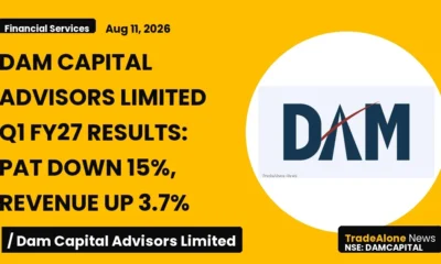 Dam Capital Advisors Limited Damcapital Q1 FY27 Results