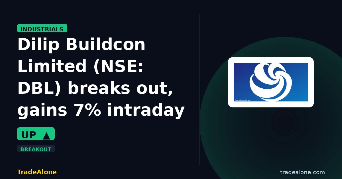 Dilip Buildcon Limited DBL breakout