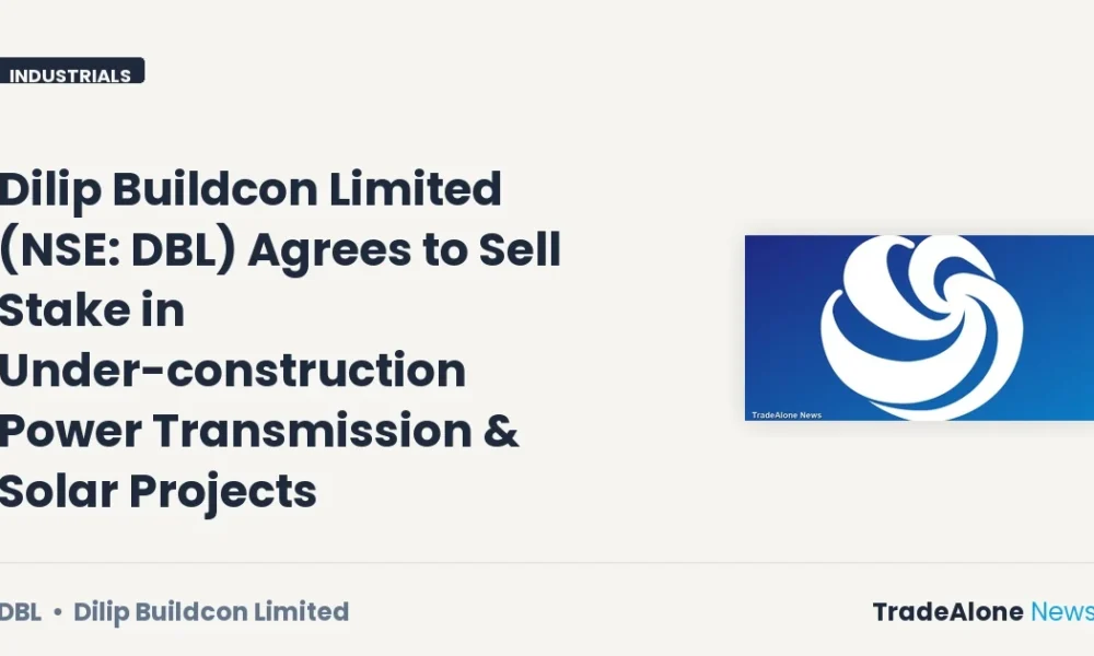 Dilip Buildcon Limited DBL August 2026 Stake Sale