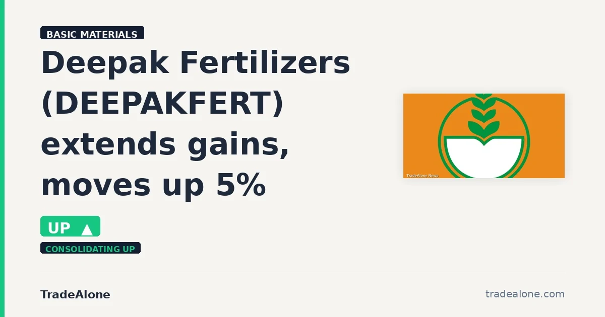 Deepak Fertilizers and Petrochemicals Corporation Limited (DEEPAKFERT) Stock Mover