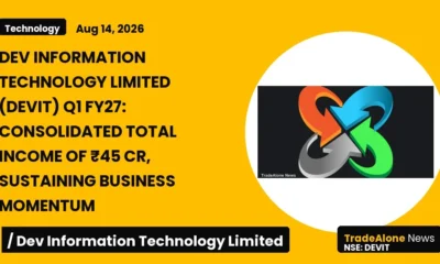 Dev Information Technology Limited NSE DEVIT Q1 FY27 Results
