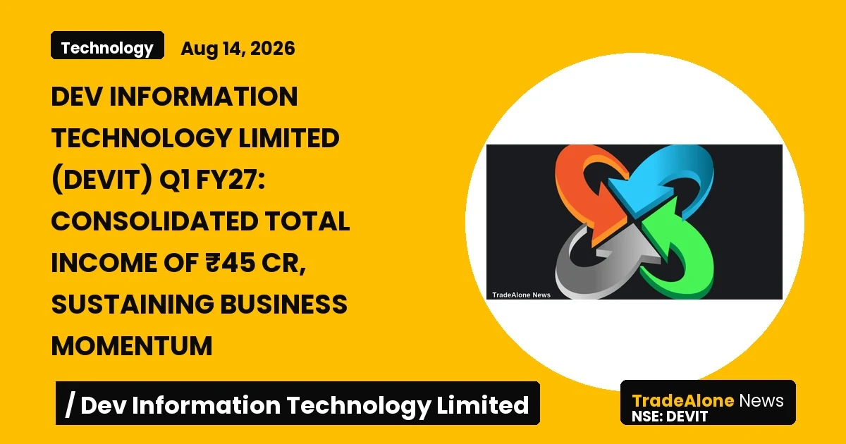 Dev Information Technology Limited NSE DEVIT Q1 FY27 Results
