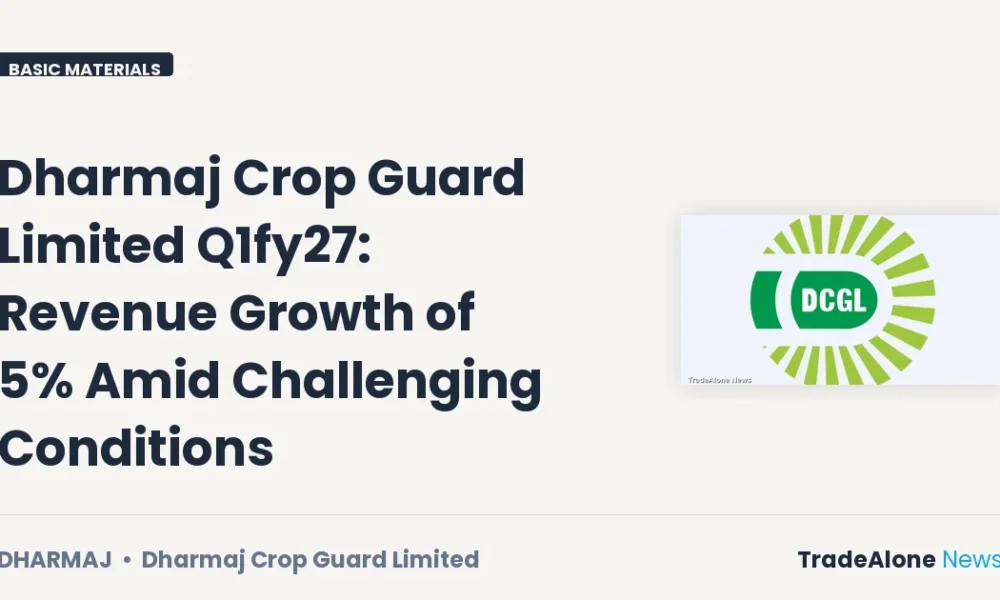 Dharmaj Crop Guard Limited Dharmaj Q1fy27 Results