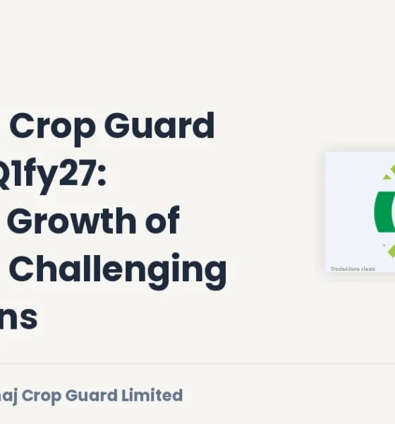 Dharmaj Crop Guard Limited Dharmaj Q1fy27 Results