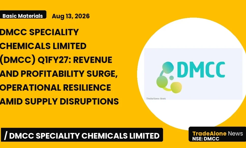 Dmcc Speciality Chemicals Limited Q1fy27 Results