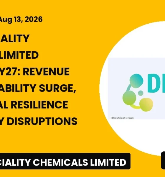 Dmcc Speciality Chemicals Limited Q1fy27 Results