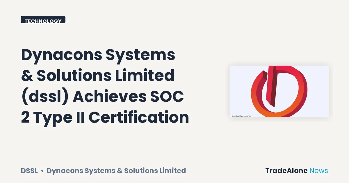 Dynacons Systems & Solutions Limited DSSL Q3 FY26 SOC 2 Type II Certification