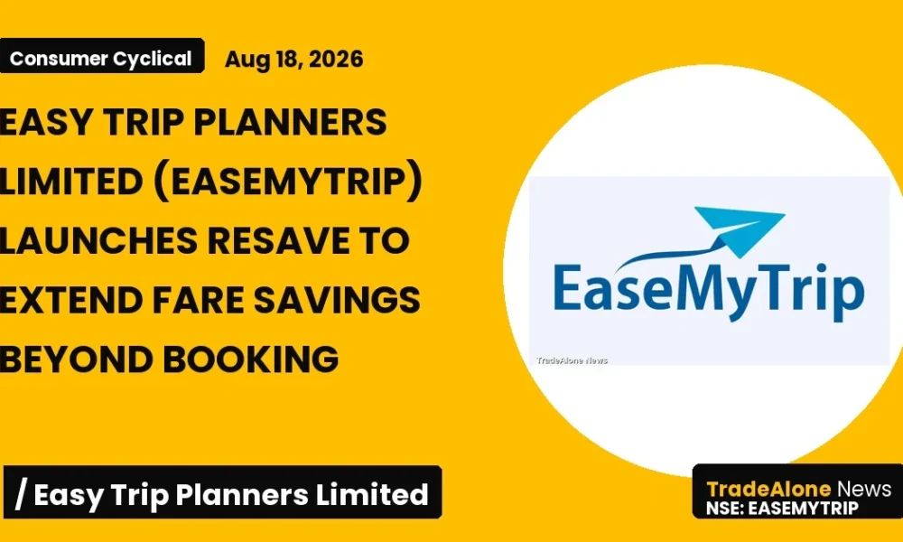 Easy Trip Planners Limited Easemytrip Resave Launch