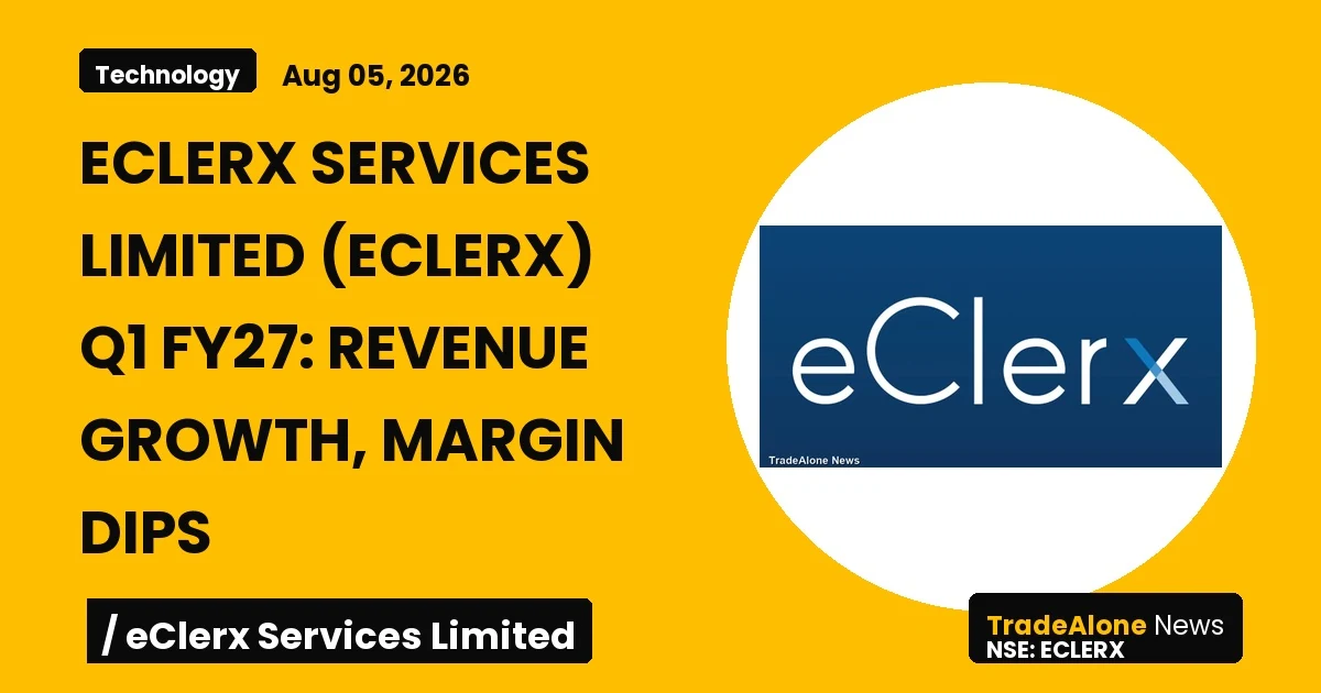 Eclerx Services Limited Eclerx Q1 FY27 Results
