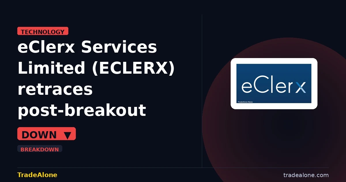 eClerx Services Limited ECLERX falls 5% intraday