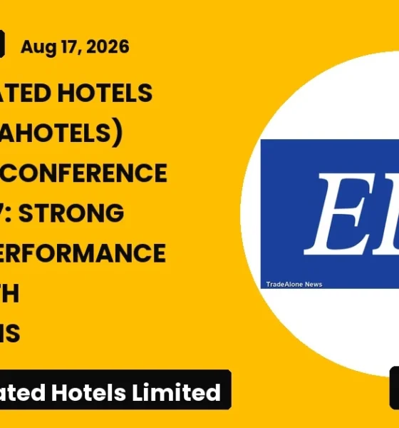Eih Associated Hotels Limited Eihahotels Q1 FY27 Results
