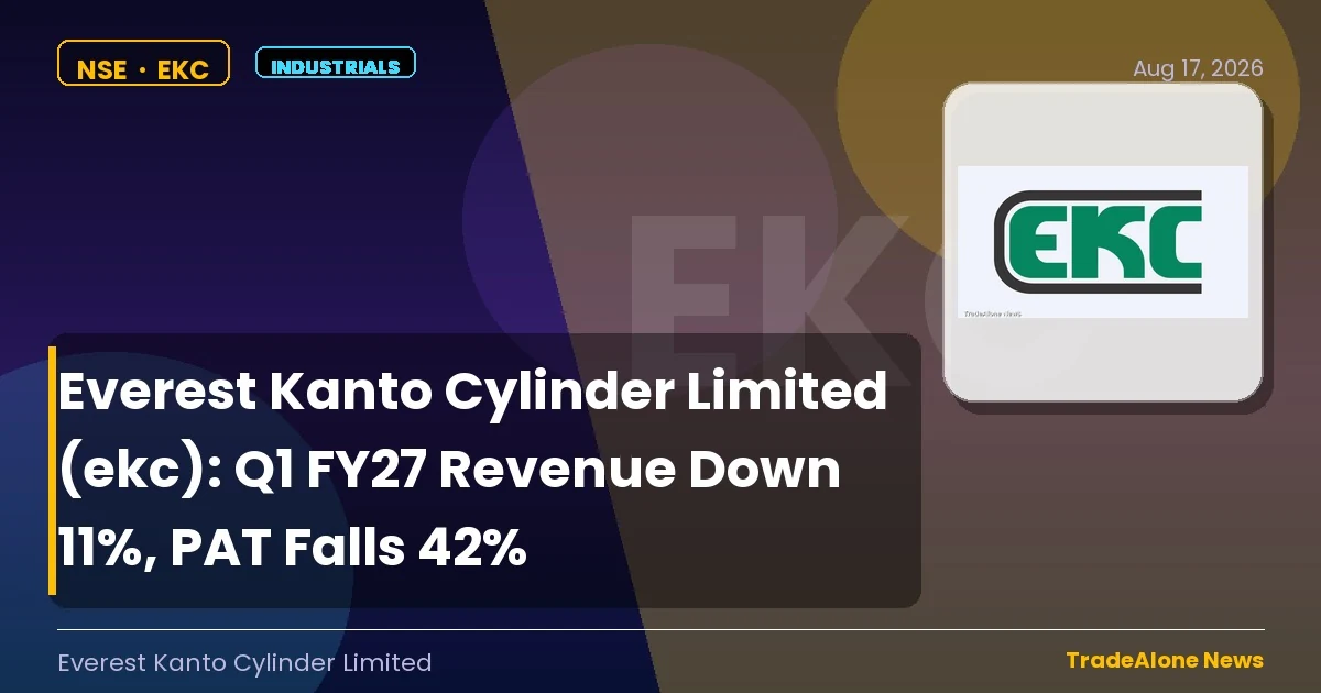 Everest Kanto Cylinder Limited EKC Q1 FY27 Results