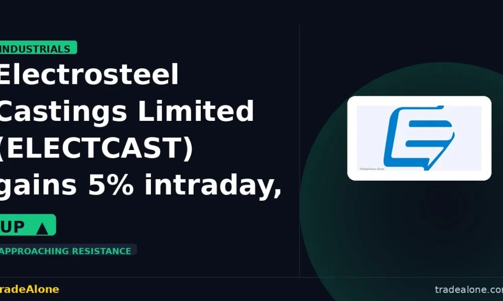 Electrosteel Castings Limited ELECTCAST gains 5% intraday