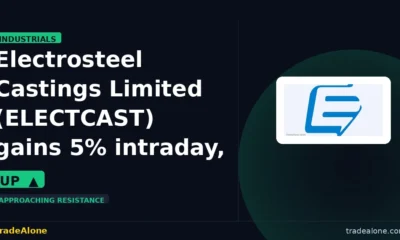 Electrosteel Castings Limited ELECTCAST gains 5% intraday