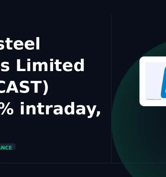 Electrosteel Castings Limited ELECTCAST gains 5% intraday