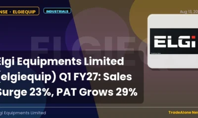 Elgi Equipments Limited Elgiequip Q1 FY27 Results