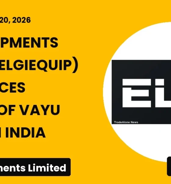 Elgi Equipments Limited Elgiequip VAYU Launch August 2026