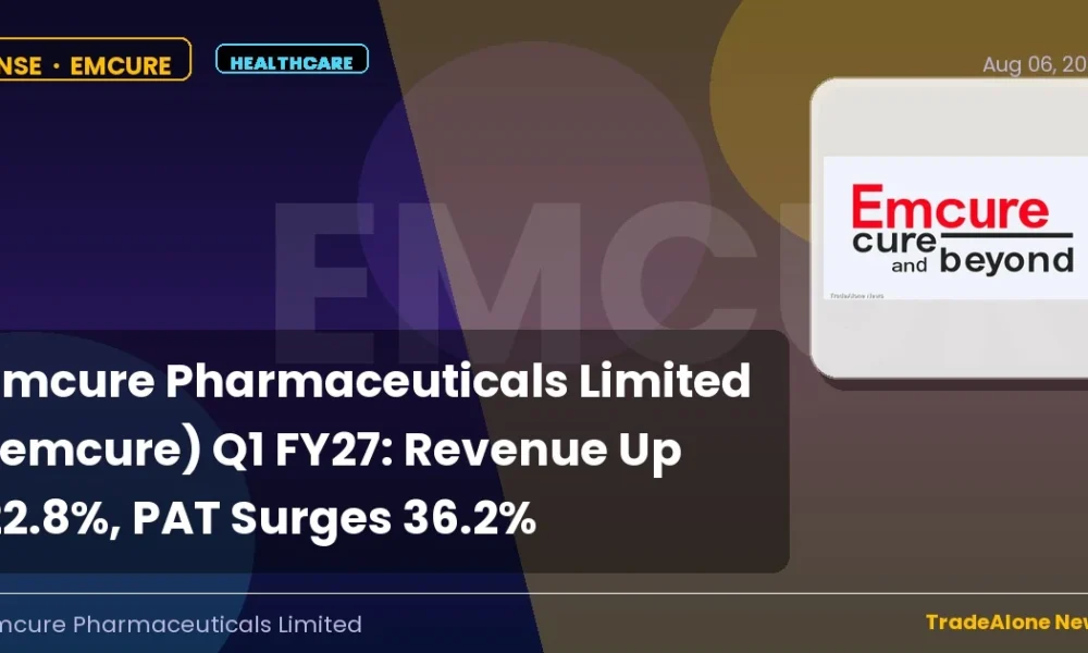 Emcure Pharmaceuticals Limited Emcure Q1 FY27 Results