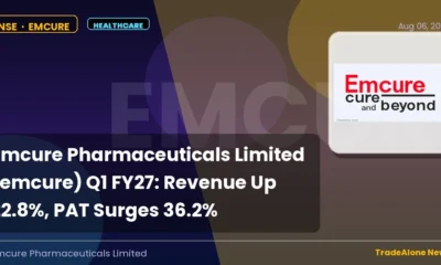 Emcure Pharmaceuticals Limited Emcure Q1 FY27 Results