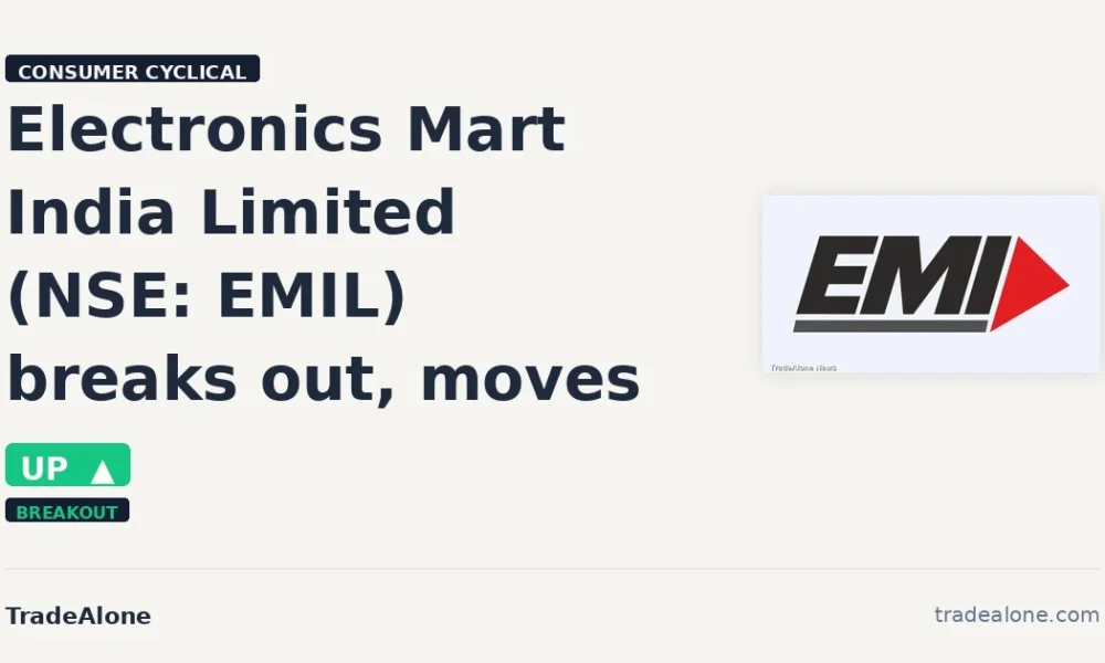 Electronics Mart India Limited EMIL breaks out