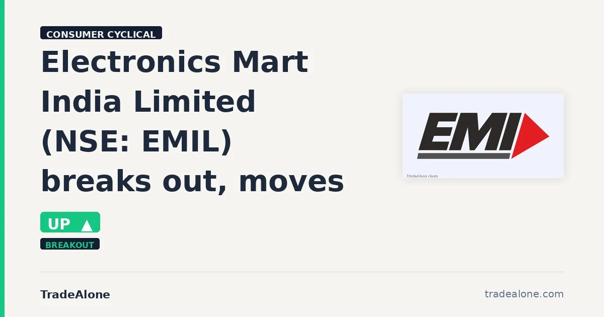 Electronics Mart India Limited EMIL breaks out