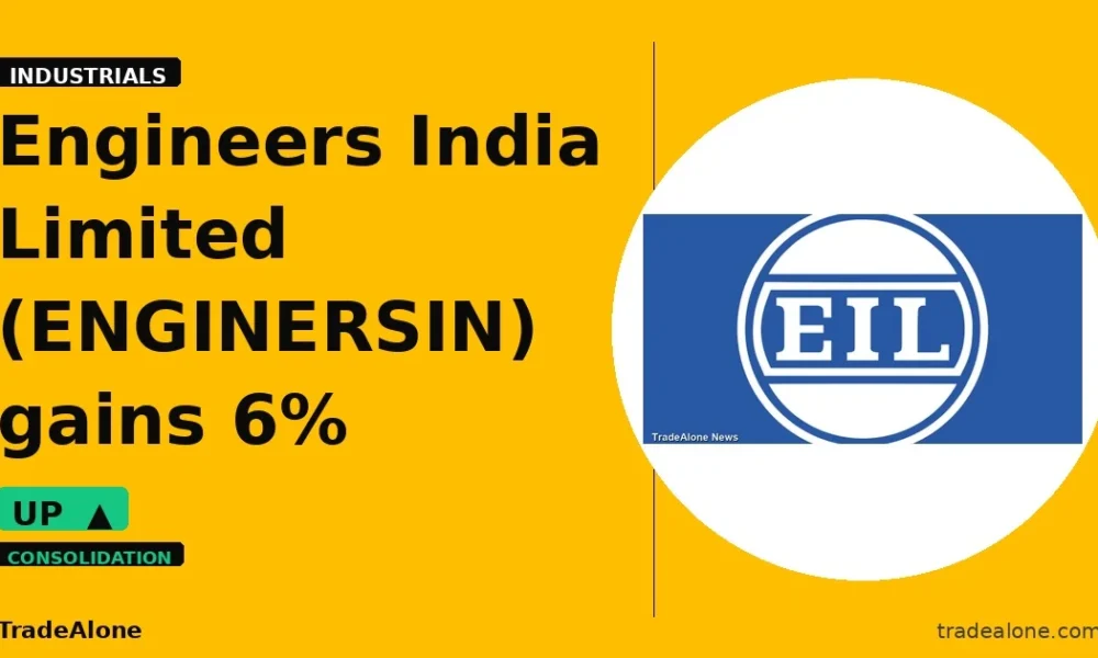 Engineers India Limited ENGINERSIN gains 6%