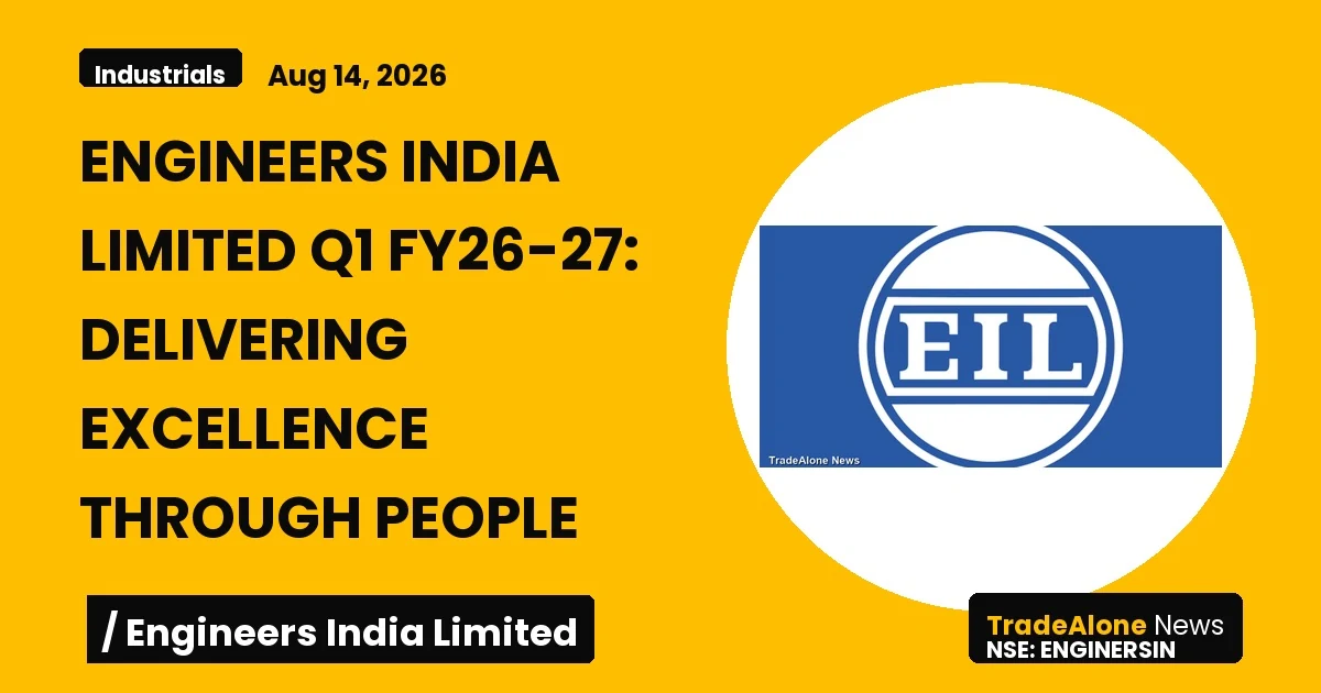 Engineers India Limited Q1 Fy26-27 Delivering Excellence