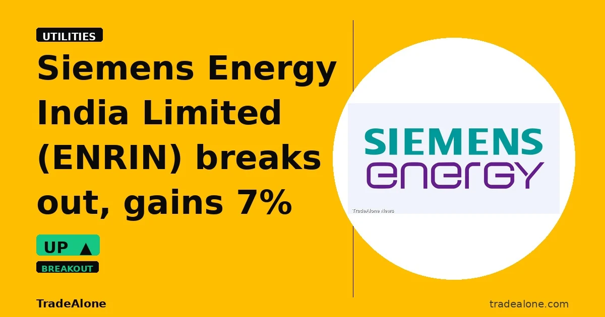Siemens Energy India Limited ENRIN breaks out