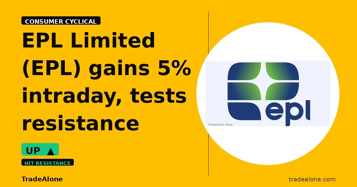 EPL Limited EPL tests resistance