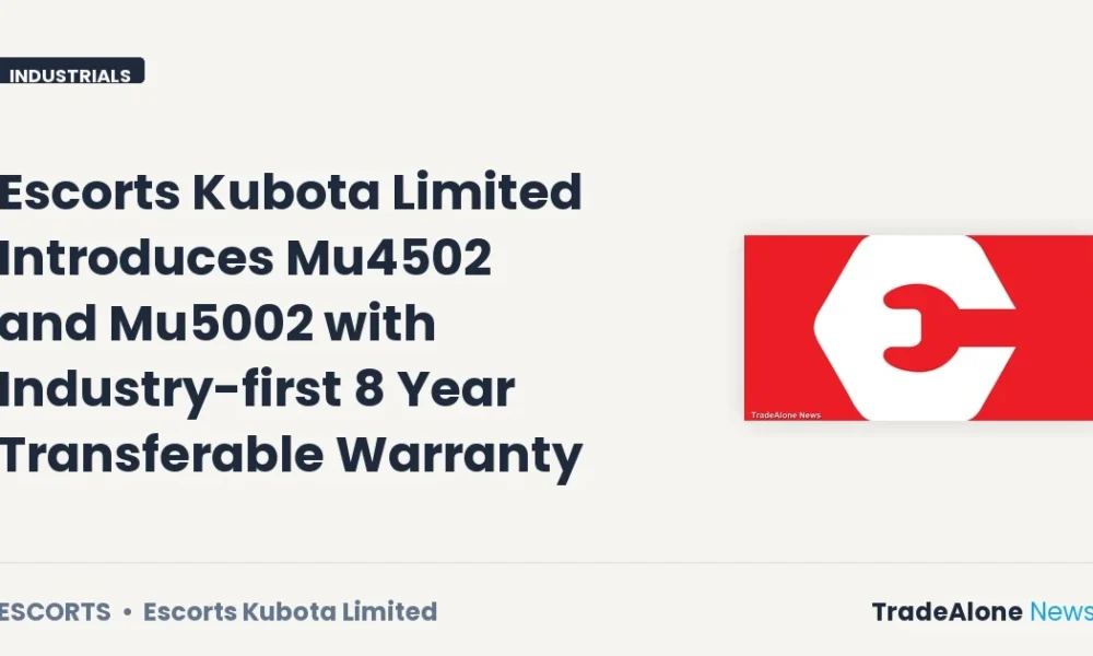 Escorts Kubota Limited Escorts Mu4502 Mu5002 Warranty August 2026