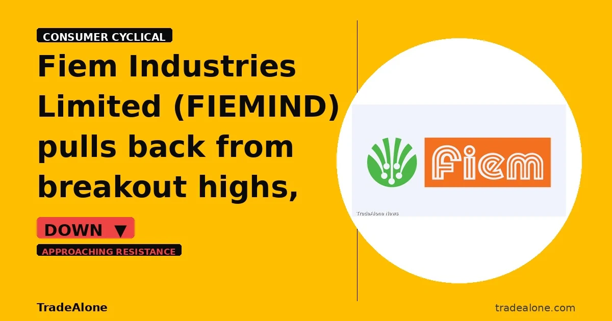Fiem Industries Limited FIEMIND retraces post-breakout gains