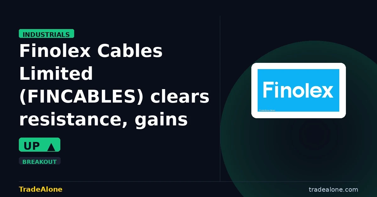 Finolex Cables Limited FINCABLES clears resistance