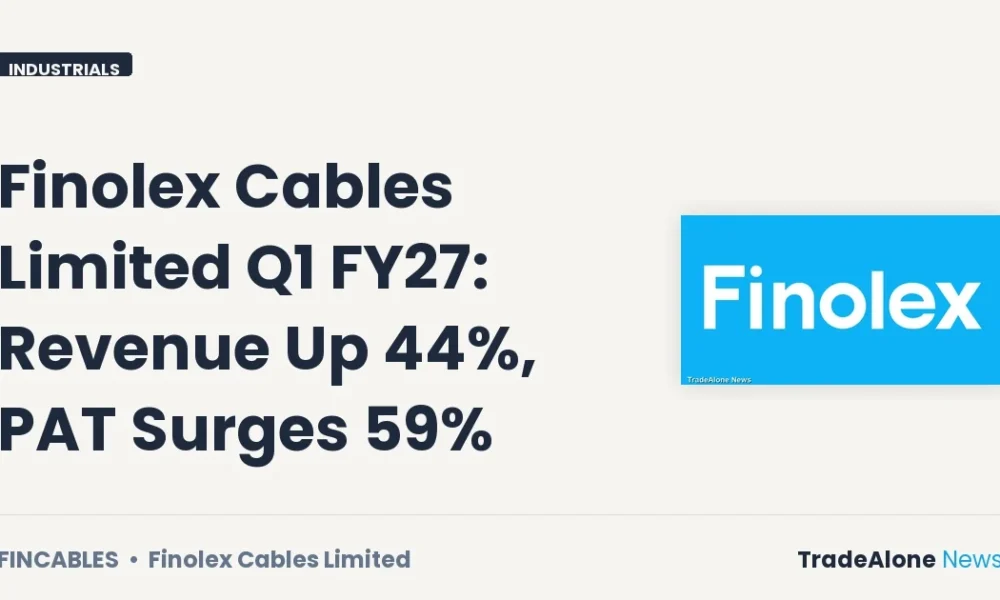 Finolex Cables Limited Fincables Q1 FY27 Results