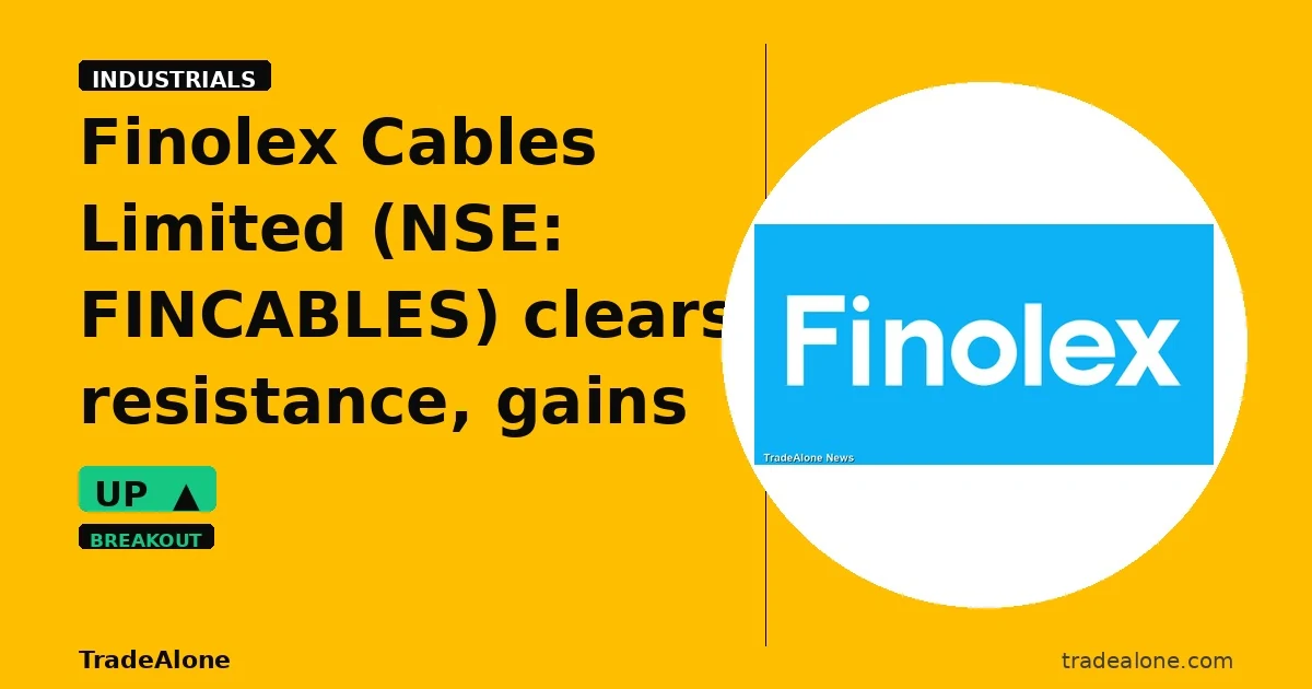 Finolex Cables Limited FINCABLES clears resistance