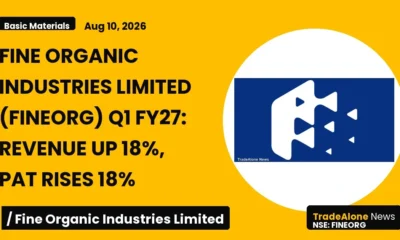 Fine Organic Industries Limited Fineorg Q1 FY27 Results