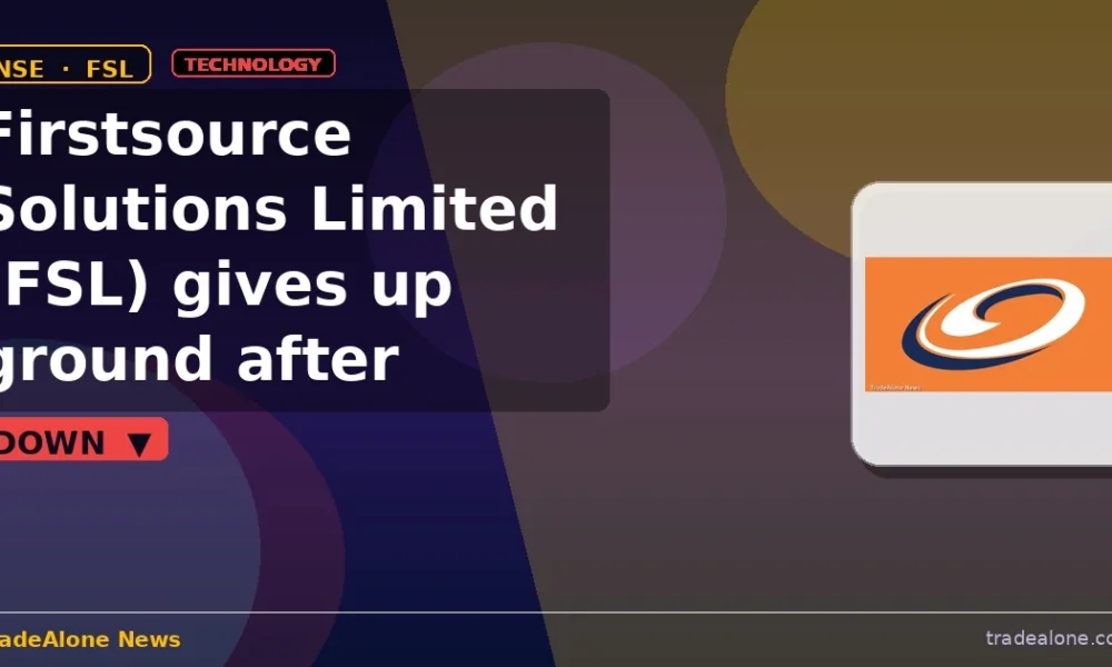 Firstsource Solutions Limited FSL retraces post-breakout gains
