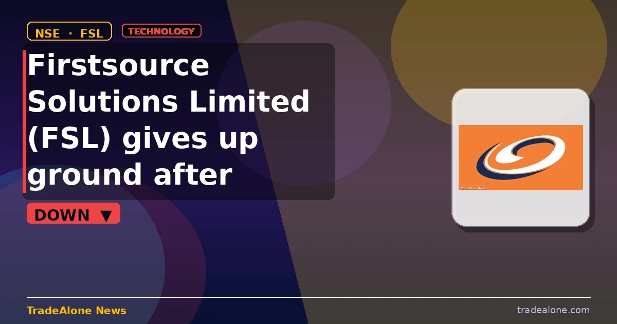 Firstsource Solutions Limited FSL retraces post-breakout gains