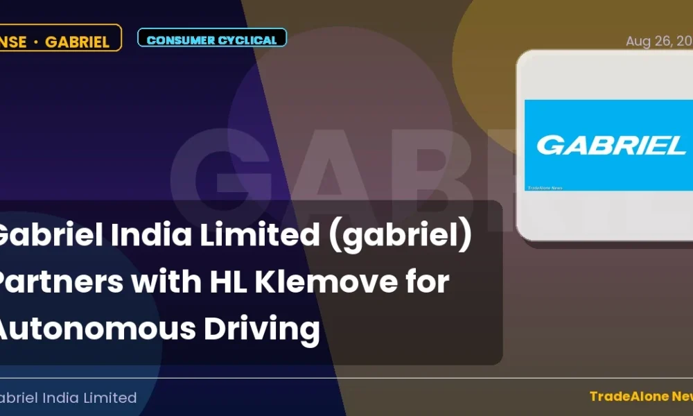 Gabriel India Limited Gabriel Autonomous Driving