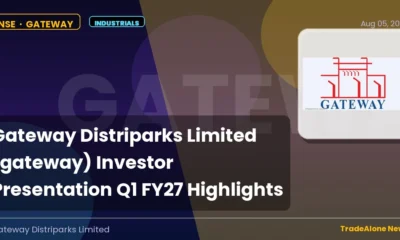 Gateway Distriparks Limited Gateway Q1 FY27 Investor Presentation
