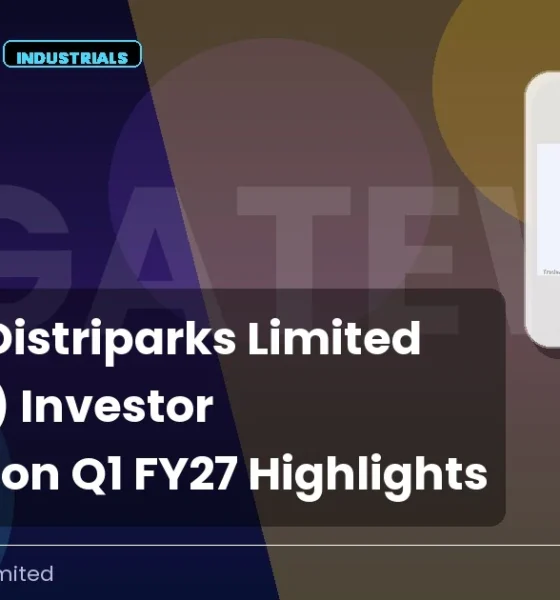 Gateway Distriparks Limited Gateway Q1 FY27 Investor Presentation