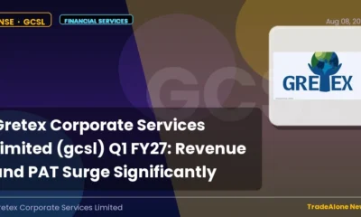 Gretex Corporate Services Limited GCSL Q1 FY27 Results