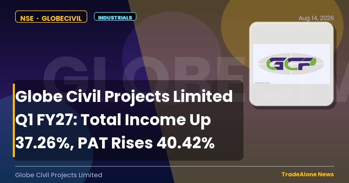 Globe Civil Projects Limited Q1 FY27 Results